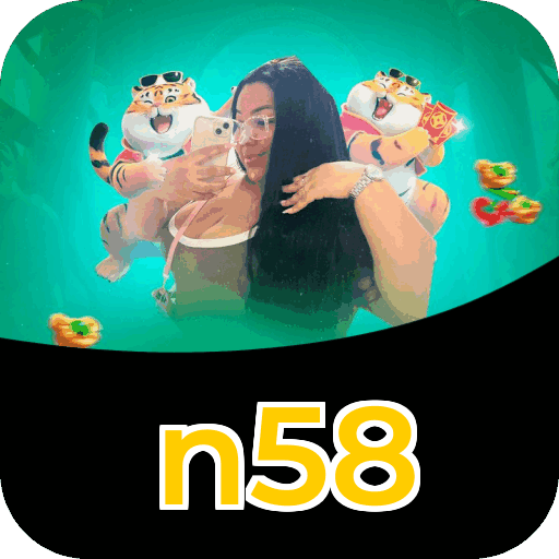 Interface do aplicativo n58 mostrando jogos disponíveis no iOS e Android